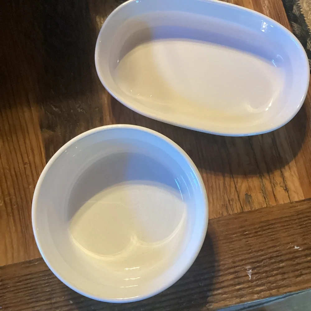 Corningware French White Individual Casseroles - set of 2